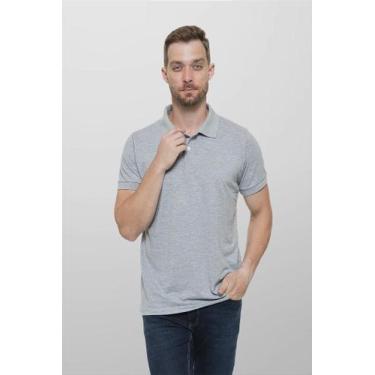 Imagem de Camiseta Polo Masculina Cinza Mescla - Conforto e Estilo - Cortesul, G