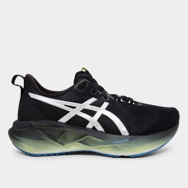 Imagem de Tênis Asics Novablast 5 Luxe Feminino, Dourado, Preto, 40