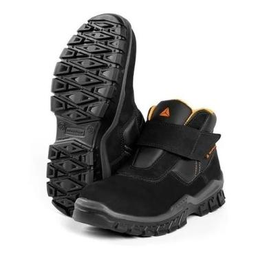 Imagem de Bota Botina Segurança Impermeável Macae Deltaplus Ca45509, 40, Preto