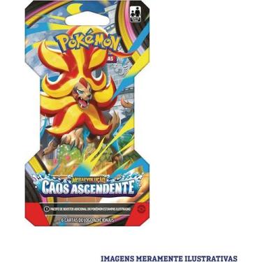 Imagem de Pokemon TCG Mega Evolucao Caos Ascendente Sleeved Booster