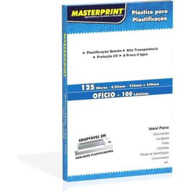 Imagem de Plastico para Plastificacao Oficio 222X336 125MICRAS (0,05 CONJ/100 - 