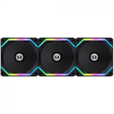 Imagem de Kit Redragon Lian Li 3 Fans Spec ARGB 120 Controladora Preto - Redrago