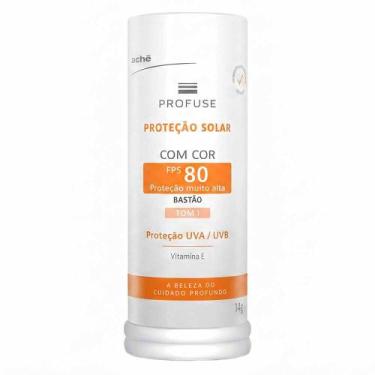 Imagem de Proteção Solar em Bastão com Cor Profuse FPS 80, Tom 1