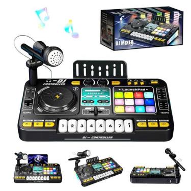 Imagem de Brinquedo Musical RedCrab Mixer DJ Infantil com Microfone Bluetooth