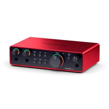 Imagem de Interface De Áudio Focusrite  Scarlett 2I2 geração 4