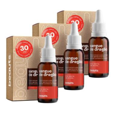 Imagem de Kit 3 Seiva Sangue De Dragão 100% Natural Sérum Facial Croton Lechleri