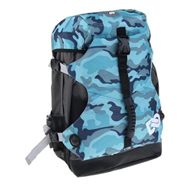 Imagem de YIJU Mochila para Patins com Rodas, Bolsa de Armazenamento Profissional para Porta-sapatos de Patins em Linha, Bolsa para Equipamentos Esportivos Ao Ar - Camo