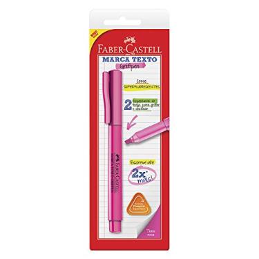 Imagem de Caneta Marca Texto, Faber-Castell, Grifpen, SM/MTRSZF, Rosa, 1 Unidade