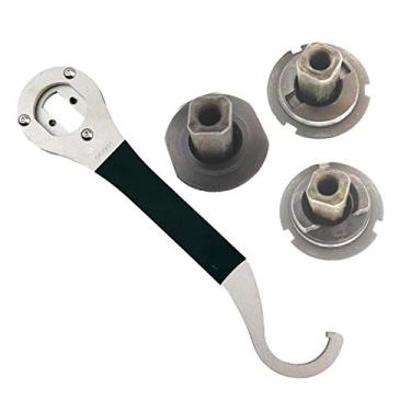 Imagem de Simhoa Chave de cabeça para bicicleta ferramenta de reparo de suporte inferior de bicicleta Chave inglesa