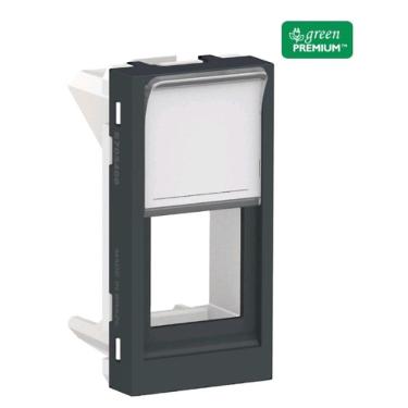 Imagem de Schneider Orion Modulo Tampa Rj45 Grafite S70542194 Keystone