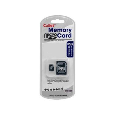 Imagem de Cellet 4GB MicroSD para Motorola Crush Smartphone memória flash personalizada, transmissão de alta velocidade, plug and play, com adaptador SD de tamanho completo. (embalagem de varejo)