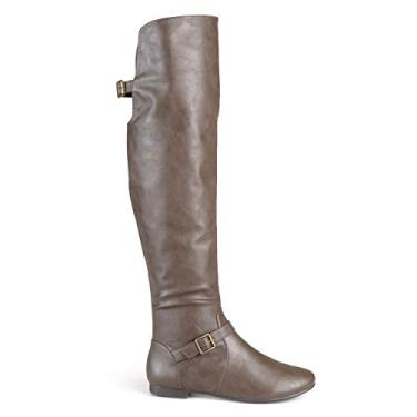 Imagem de Brinley Co Bota feminina Barn Over The Knee, Cinzento-acastan, 6.5