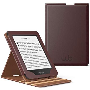Imagem de Capa Kindle Paperwhite 10ª geração - WB Premium a prova D'água Auto Hibernação - Vertical Marrom