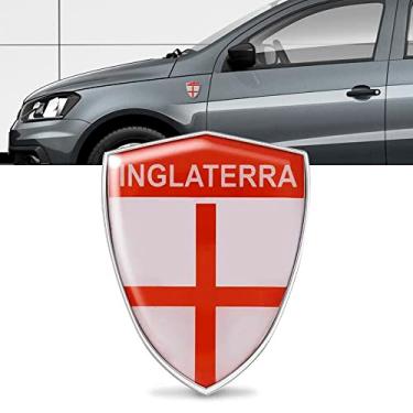 Imagem de Adesivo Resinado Países Universal Emblema Cromado Inglaterra