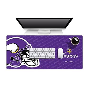 Imagem de YouTheFan Bloco de mesa com logotipo Minnesota Vikings