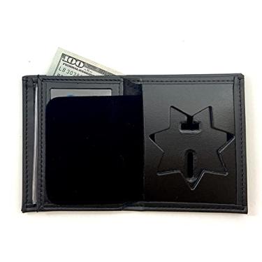 Imagem de Carteira de 7 pontos Star Bi-Fold Oculto Badge (Recorte PF33) Serve para Blackinton B447 Estrela de Sete Pontos