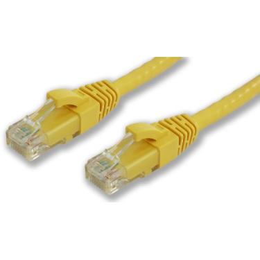 Imagem de Lynn Electronics CAT6-03-YEB Cabo de patch botado, amarelo, pacote com 10