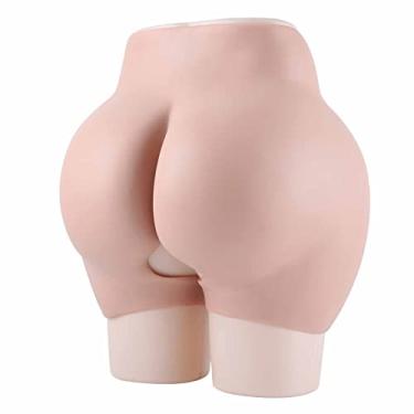 Imagem de CRODRES Calcinha de silicone com virilha aberta para aumento do bumbum enorme intensificador de quadril, cor 1, M