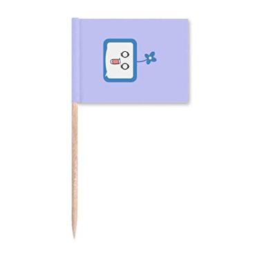 Imagem de Clover Surprised Small TV Face Cartoon Toothpick Flags Marker Topper Decoração de Festa
