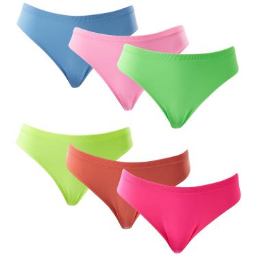 Imagem de Calcinha Trifil Biquini Kit com 6, Verde/Amarelo/Rosa/Azul/Laranja/Pink, 1XG