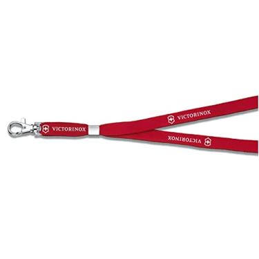 Imagem de Cordão de Pescoço Victorinox c/fecho Vermelho