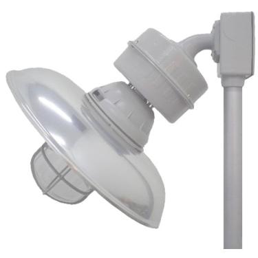 Imagem de Luminária Blindada 45° P/ Poste IP-65 E-27 AWYPGC-26RR C/ Grade Cód. E003178400 – Wetzel