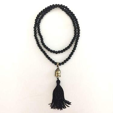 Imagem de Japa Mala 108 Contas Pedra Obsidiana