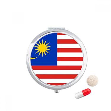 Imagem de Malásia Bandeira Nacional da Ásia, Caixa de Armazenamento de Remédio Dispensador de Recipiente