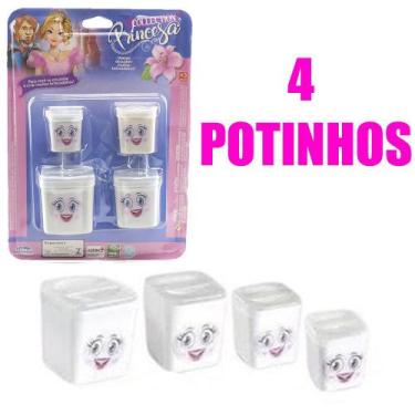 Imagem de Kit Porta Mantimento Da Princesa Brinquedo Infantil 4 Peças - Altimar