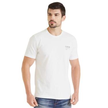 Imagem de Camiseta Forum Slim Off White In23 Masculino