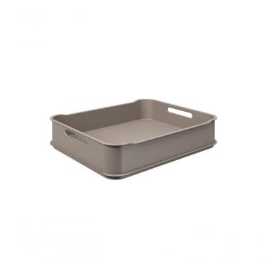 Imagem de Cesta Fit Maxi 38 X 31,6 X 8 Cm Warm Gray Coza