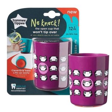 Imagem de Copo Anti-queda  No Knock Roxo 190ml Gato Tommee Tippee
