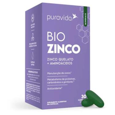 Imagem de Bio Zinco Puravida - Zinco Quelato E Aminoácidos Glicina E L-Cisteína