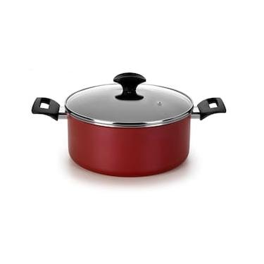 Imagem de Caçarola Amora Multiflon com Antiaderente de Alumínio Vermelho Matte - 20cm