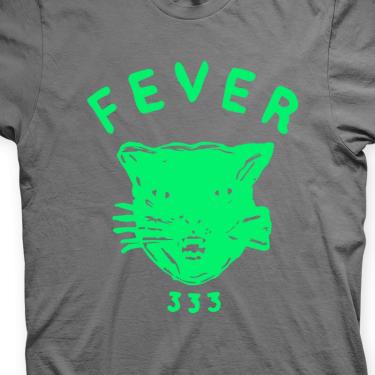 Imagem de Camiseta fever 333 Chumbo e Verde em Silk 100% Algodão