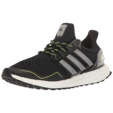 Imagem de adidas Tênis feminino Ultraboost 1.0, Core Black/Core Black/Team Solar Yellow, 41