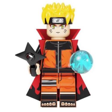 Imagem de Boneco Blocos De Montar Uzumaki Naruto Ninja - Mega Block Toys