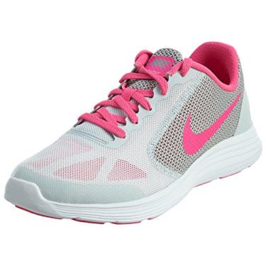 Imagem de Tênis de corrida feminino Nike Revolution 3, Pure Platinum/Pink Blast/Wolf Grey/White, 14
