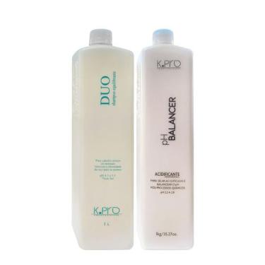 Imagem de Kit K.Pro Duo Equilibrante Shampoo Litro E Acidificante Capilar 1Kg (2