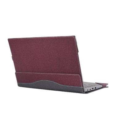 Imagem de XJchen Capa para laptop compatível com HP Laptop 15-fd 15-fc ProBook 450 455 850 G8 G9 EliteBook 850 G7 ZBook Firefly 15 G7 Capa protetora para notebook (vinho vermelho)