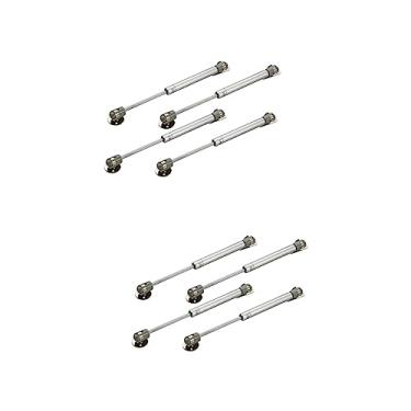Imagem de HEMOTON 8 Peças Suporte de gás dobradiça de mola suporte de elevação a gás suporte para moveis suporte gabinete dobradiças mais suaves Mola da dobradiça do armário da porta levantar cobrir