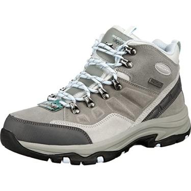 Imagem de Skechers Bota feminina de ajuste relaxado Trego Alpine Trail, Cinza, 36