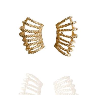 Imagem de Brincos Ear Cuff 8 Voltas - Banhado em Ouro 18k