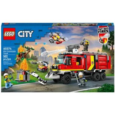 Imagem de Lego City Caminhão De Comando Dos Bombeiros - 502 Peças 60374