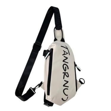 Imagem de TOKSHOP Mini Mochila Feminina Masculina Transversal Pochete Impermeável Reforçada Premium (Branco)