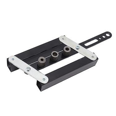 Imagem de Kit de Gabarito de Perfuração, Localizador de Furo, Perfuração de Madeira, Gabarito de Cavilha Dois Em um para Furo Reto, Modelo de Guia de Ferramenta, Espiga Redonda, Dobradiças