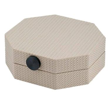 Imagem de Caixa Decorativa em MDF com Revestimento em PU Cinza 20cm AH0571 BTC