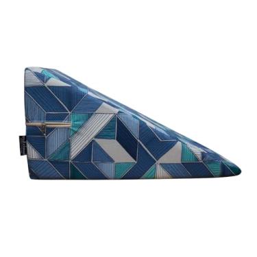 Imagem de Travesseiro Encosto Triangulo (Azul)
