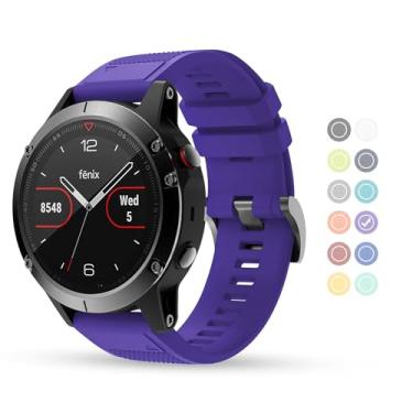 Imagem de BaayCerrie Compatível com pulseiras de relógio Fenix 6, pulseira de relógio Garmin de 22 mm de substituição para Fenix 5/Fenix 5 Plus/Fenix 6/Fenix 6 Pro/Fenix 7/Forerunner 935/Forerunner 945/Approach