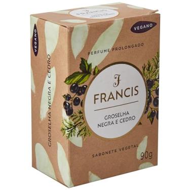 Imagem de Flora - Sabonete Francis 90Gr Rosa Groselha Negra E Cedro (Preto)